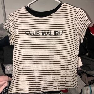 Stripped crop top